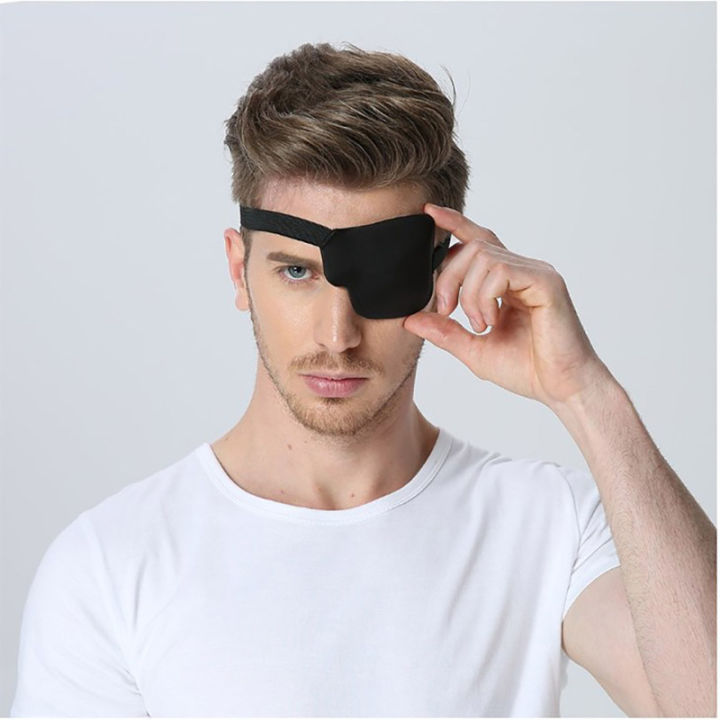1/2/3/4/5PCS%20Black%20Single%20Eye%20Patch%20Adjustable%203D%20Foam%20Groove%20Eyeshades%20For%20Lazy%20Eyes%20Medical%20Use%20Concave%20Eye%20Patch%20-%20Image%203