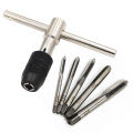 T-type 3mm to 6mm hand tap wrench thread tapping tool set hand wrench thread tapping M6 to M8 tool set. 
