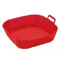 Reusable Airfryer Pan Liner Accessories Silicone Air Fryers Oven Baking Tray Pizza Chicken Airfryer Non-stick Silicone Mould.