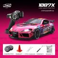 1:43 Supra 1087X RC Drift Car Diecast Metal Body Gyro 4WD Full Proportional Mini RC Vehicle Static Grade Model for Collectors.