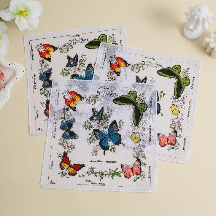 6%20Pack%20of%20Women's%20Handkerchiefs,%20Classic%20Animal%20Handkerchiefs,%20Pure%20Cotton%20Handkerchiefs,%20Wedding%20Bride%20and%20Groom%20Souvenirs,%20Flap%20Pocket%20Pants%20Scarf,%20Placemat%20-%20Image%203