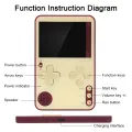 NEW K10 Mini Portable Video Game Console Ultrathin Game Player Built-in 500 Classic Games 6.5mm Pocket Player Kids Gift 3 COLORS. 