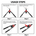 Hand Threaded Rivet Nuts Guns Riveter of Sleeve Nuts Rivnut Tool For Auto M3/M4/M5/M6/M8 Hand Riveter BT-606 Manual Rivet Tools. 