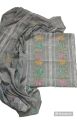 2-Piece Paper Cotton Tarkashi Design Embroidered Unstitched Set for Women and Girls. 