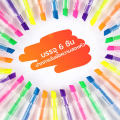 6 pcs/3 PCs set highlighter pen with 2 heads highlighter pen student use double heads highlighter pen 6/3 colors marker pen. 
