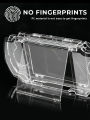 DATA FROG PSP Case Crystal Clear Hard Shell Protective Cover for PSP 1000 2000 3000 Console Travel Carrying Case. 