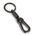 Spring Keychain Climbing Hook Car Keychain Simple Strong Shape Keychain Accessories. 