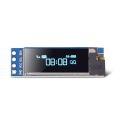 I2C OLED Display Module 0.91 Inch I2C SSD1306 OLED Display Module White / BLUE I2C OLED Screen Driver DC 3.3V~5V for Arduino. 