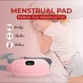 Period Cramp Relief Belt – Portable Electric Menstrual Heating Pad with Massager | Rechargeable Heated Belly Belt for Women & Girls | 3 Heat Levels & 4 Vibration Modes | Warm Compress for Menstrual Pain, Back Pain & Abdominal Relief. 