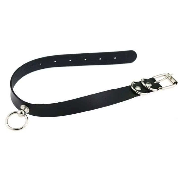 Anime%20Chainsaw%20Man%20Reze%20Cosplay%20Choker%20PU%20Necklace%20Punk%20Leather%20Collar%20Pull%20Ring%20Chain%20Unisex%20Party%20Props%20-%20Image%203