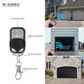 443mhz 4CH Remote Control Duplicator Key Fob Distance Remote Control 433.92MHZ Clone For Garage Door Gate With 12V 27A Battery. 