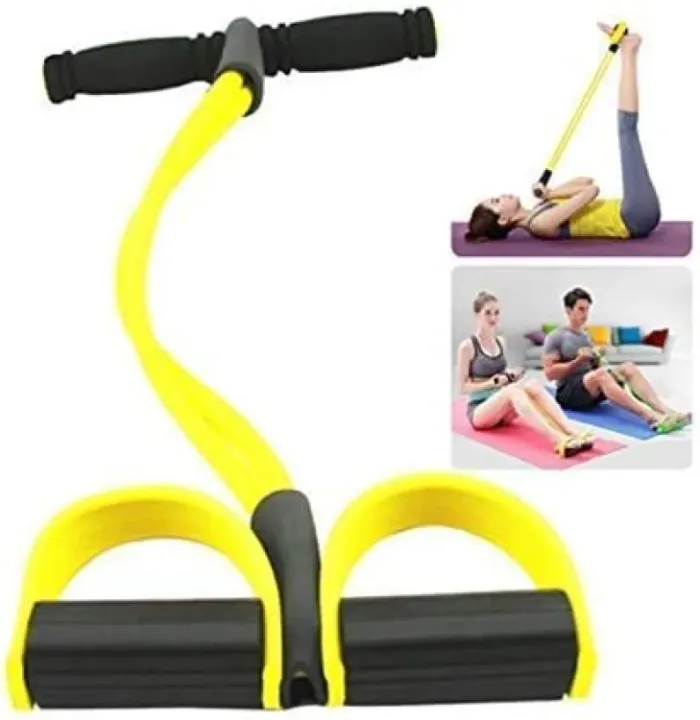 Leg%20Exerciser%20Elastic%20Training%204-Tubes%20Pull%20Rope%20Sit-up%20Training%20Foot%20Pedal%20Resistance%20Band%20Stretch%20Trainer%20Home%20Fitness%20Equipment%20Sculpture%20Abdomen%20Waist%20Arm%20Leg%20Tummy%20Traine%20-%20Image%205