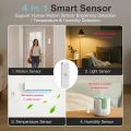 Zigbee Motion Sensor PIR Human Temperature Humidity Brightness Detector For Tuya Smart Life Z2M Home Automation Security Sensor. 