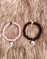 Panda charm braclet couple braclet long distance braclet best friend braclet. 