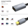 AVACON Mini DisplayPort to HDMI Adapter, Thunderbolt 2 to HDMI Adapter Compatible for MacBook Air/Pro, Microsoft Surface Pro. 