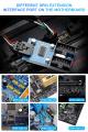 Motherboard USB 2.0 9-Pin Header to 2-Port Hub Splitter - 30CM Cable USB 9-Pin Internal Cable Adapter. 