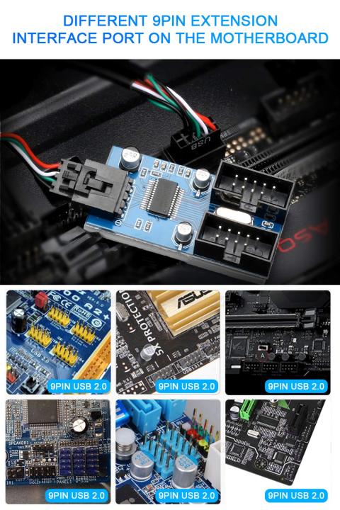 Motherboard%20USB%202.0%209-Pin%20Header%20to%202-Port%20Hub%20Splitter%20-%2030CM%20Cable%20USB%209-Pin%20Internal%20Cable%20Adapter%20-%20Image%202