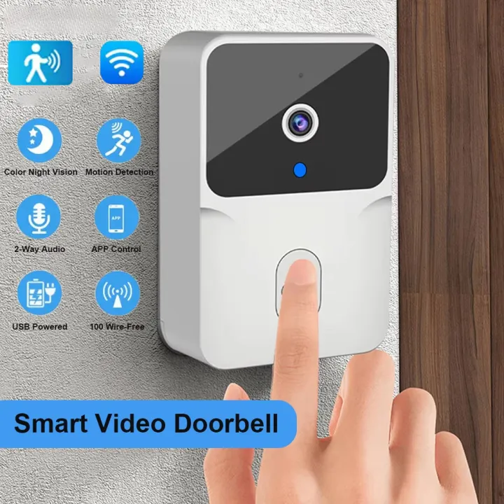 2026%20Wireless%20Smart%20Video%20Doorbell,%202.4G%20WiFi%20Home%20Security%20Camera,%202-way%20Audio,%20Night%20Vision,%20Battery,%20Secure%20Home%20Monitoring%20-%20Image%202