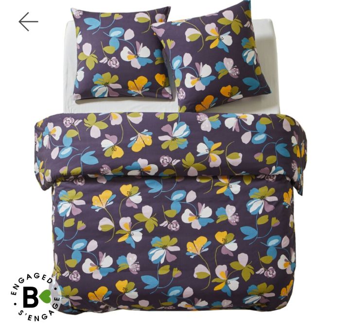 Badsheets full printed soft fabric cotton tiger print and plants