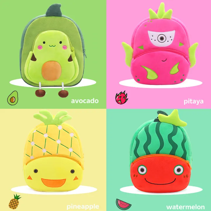 Cute%20cartoon%20fruit%20backpack%20childrens%20plush%20backpack%20boys%20and%20girls'%20casual%20mini%20backpack%20-%20Image%206