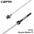 ZTTO Titanium Bicycle Quick Release Skewers Axle QR 100 Front 135mm Rear Ultraight Security Anti Theft Skewer MTB Road Hub Part. 