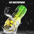 Three-eyed Monster Flashlight Night Hike Portable Glare Strong Magnet Strobe Lighting Little Monster Led Flashlight. 