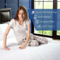 Mattress Cover Cotton Terry Cloth Waterproof Mattress Protector Deep Pocket Sheet Protector Washable & Anti Mites. 