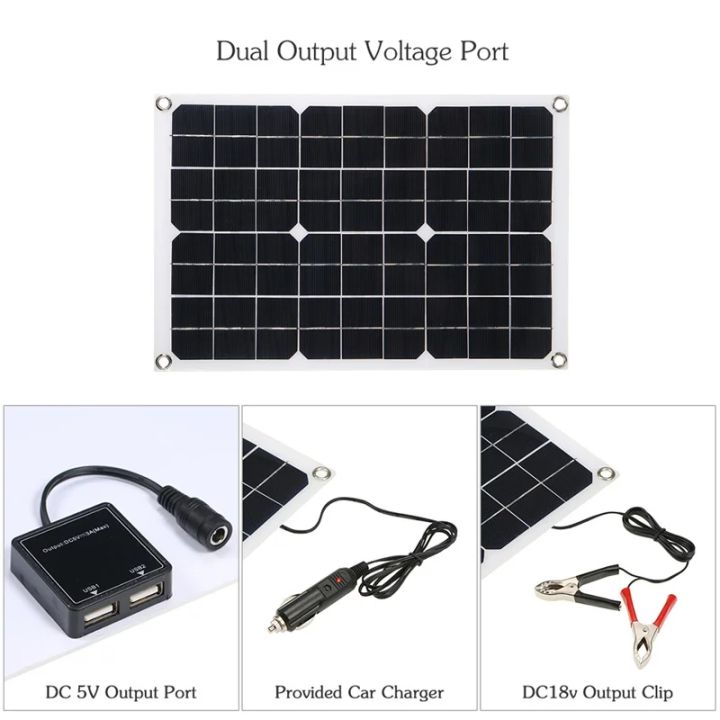 110V/220V%206000W%20Inverter%20Solar%20Power%20Generation%20System%20Solar%20Panel%2012V%2030A%20Controller%20Complete%20Power%20Generation%20Kit%20Charger%20-%20Image%204
