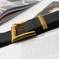 High Quality Retro Elastic Wide Belt Gold Buckle Ladies Fashion Suit Coat Girdle Waist Belts for Women Luxury Designer Brand. 