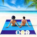 1pc Oversized Waterproof Beach Blanket for 4-7 Adults - Quick Drying Sandproof Picnic Mat for Outdoor Travel Camping Lightweight. 