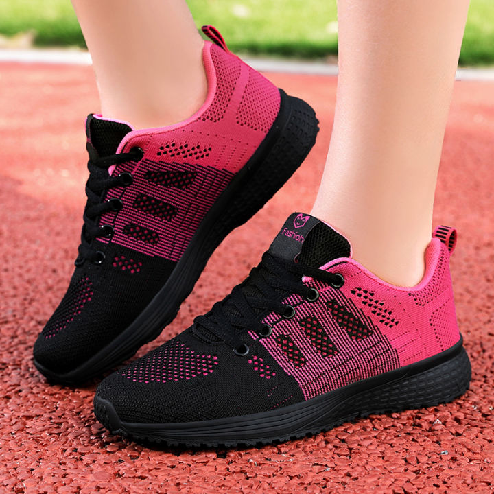 Popular Women's Shoes 2024 New Fashion Lightweight Sports and Casual Shoes Trend Versatile Mesh Running Shoes Trend