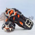 18 Studs Professional Anti Slip Ice Snow Climbing Crampons Mountaineering Hiking Camping Winter Outdoor Spike Shoes. 