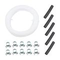 Fuel Tank Standpipe Kit Replaceable Parking Heater Fuel Line Kit for Eberspacher/ Webasto Heater Diesel Hose Clip. 