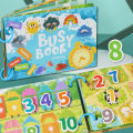 Montessori Baby Busy book My First Quiet Book Paste Early Learning Education Toy Children Toy Matching Game for Babies. 