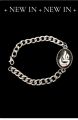 2Pcs/-Mens Fashion Sterling Islamic Imam Ali Nacklace+Stain less steel Ali Logo Braclet -Top Fashion High Quality Shar E Ali Sword Nacklace With Black Stone I'mam Zulfikar Ali Logo Braclete For Boys And Men's -Buy  Nacklace+braclet. 