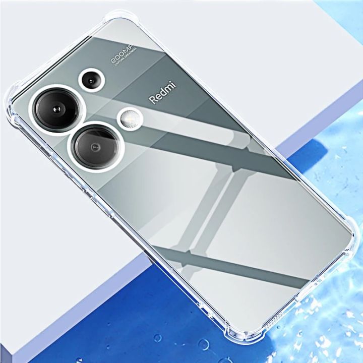 Xiaomi Redmi Note 13 4G Shockproof Transparent back cover for Redmi Note 13 4G