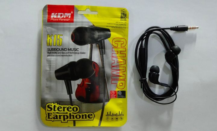 KDM K15 Stereo Super Bass Earphone