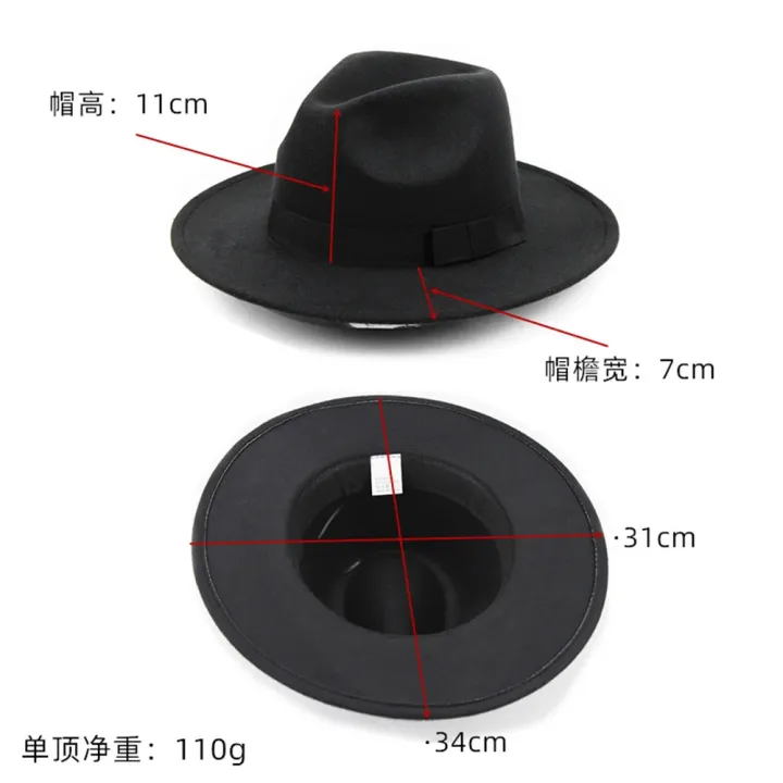 NEW%20Michael%20Jackson%20Cosplay%20Hat%20Cotton%20Demo%20Caps%20Gentleman%20Formal%20Hat%20Party%20Halloween%20Dance%20Cap%20Gifts%20Wool%20Fedora%20Hat%20Unisex%20-%20Image%206