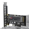 JEYI M.2 NVME to PCIe 4.0 3.0 SSD Adapter, 64Gbps PCIe 4.0 X4 X8 X16 Expansion Card for Desktop PC , PCI-E GEN4 GEN3 Full Speed. 