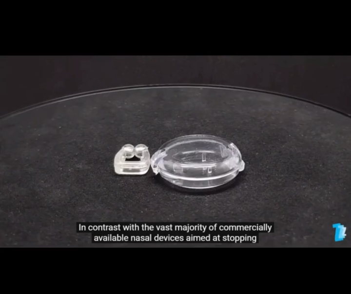 Silicone Magnetic Anti Snore Nose Clip.