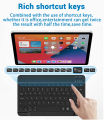 Mini Bluetooth Keyboard RGB Wireless Keyboard 10 inch Backlit Keyboard Backlight Touchpad Keyboard for IOS Android Windows iPad. 