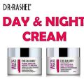 Dr Rashel Fade Dark Spots Face Day Cream & Night Cream With Arbutin and Niacinamide ( Bundle Pack of 2 ). 
