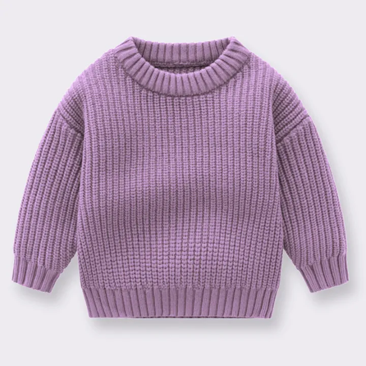 2024%20Autumn%20Newborn%20Baby%20Girl%20Boy%20Knitted%20Sweater%20Long%20Sleeve%20Winter%20Sweater%20Solid%20Loose%20Pullover%20Casual%20Tops%203M-6Y%20Kids%20Clothes%20-%20Image%206