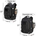 Backpack for Men 60L Molle Assault Rucksack Heavy Duty Waterproof Large Capacity Bug Out Bag for Hiking Camping Hunting.