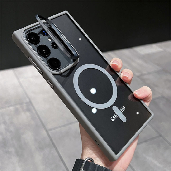 %F0%9F%87%B9%F0%9F%87%AD%F0%9F%94%A5Newest%F0%9F%94%A5Samsung%20Galaxy%20s24ulta%20s23ultra%20S24%20plus23%20plus%2024%2023%20transparent%20hard%20pc%20back%20case%20MagSafe%20case%20with%20camera%20lens%20-%20Image%202