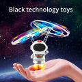 Levitating Luminous Astronaut Induction Vehicle Rotatable Ball Wire Man Children Toys. 