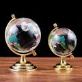 crystal Earth globe perfect for home decoration. 