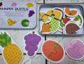 Shape puzzle match card puzzle language training educational toys fruit pattern learning JP-69. 