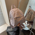 Nylon Ins Style Mini Backpack for College Commuting and Shopping Small Backpack for Leisure and Versatile Lightweight Backpack.