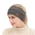 Winter Cycling Headband Windproof Thickened Plush Ear Protecton Headwear Women Outdoor Sport Running Earmuffs Knitted Hairband. 